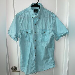 G.H. Bass & Co. Light Blue Casual Button Down Shirt